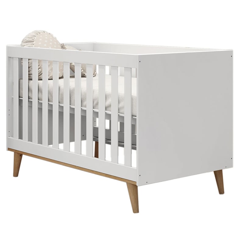 Berço Americano Branco Ludi Retrô