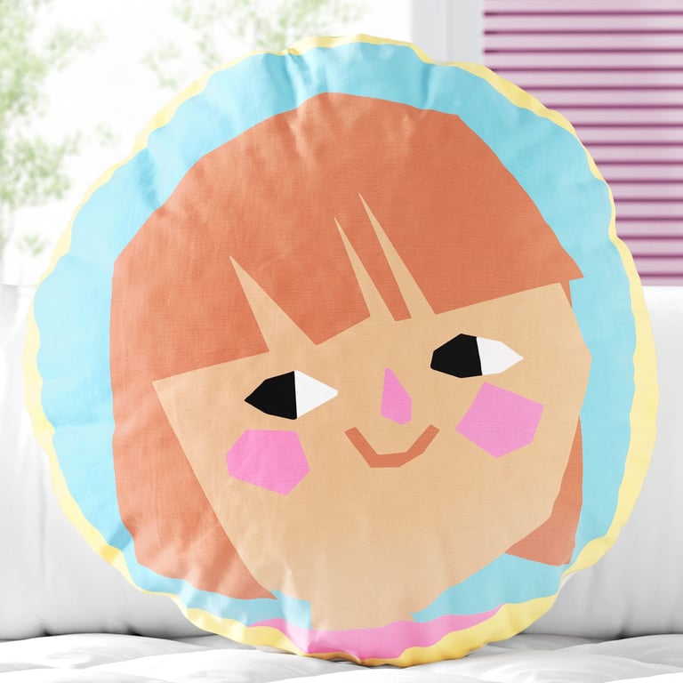 Almofada Redonda Astronauta Sophia Meninas Astronautas