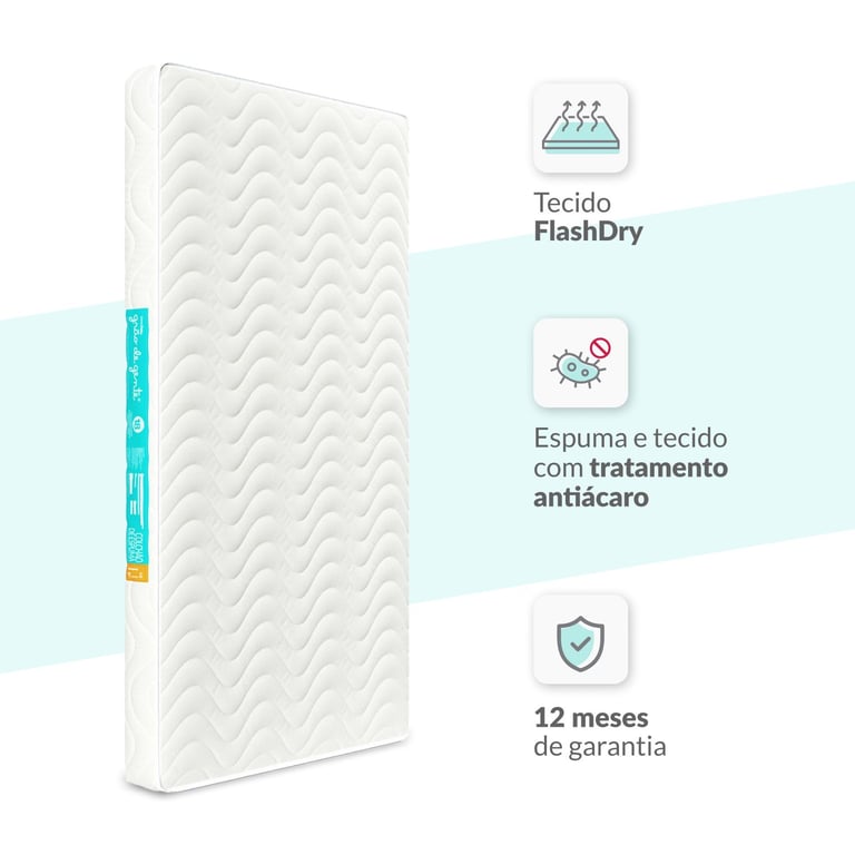 Colchão Berço Americano 0 a 3 anos — vista alternativa