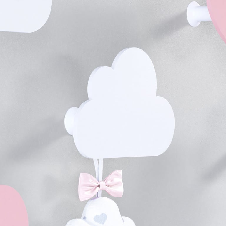 Cabideiro de Parede Nuvem