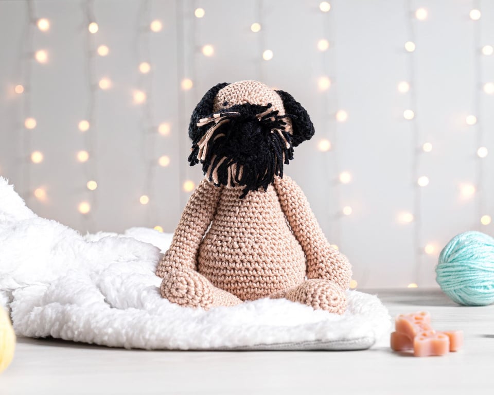 Cachorrinho Amigurumi Border Terrier