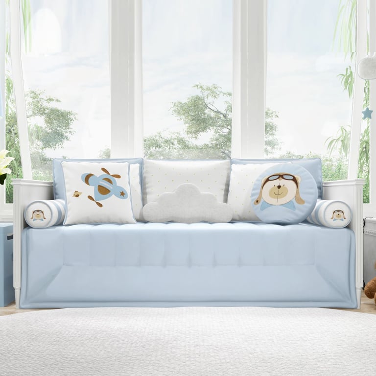 Kit Cama Babá Urso Aviador
