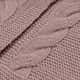 Casaquinho Tricot Trança Chique Rosé Nude - imagem 1