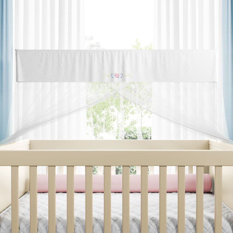 Kit Berço Floral Liberty Azul — vista alternativa