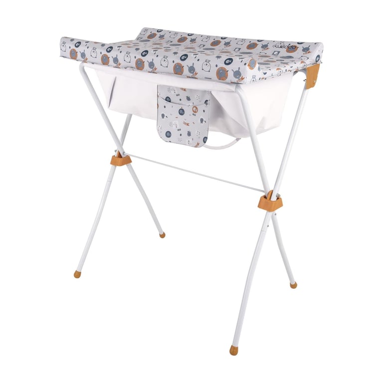 Kit Banheira 2 em 1 com Banheira, Suporte e Trocador Slim Plus Azul