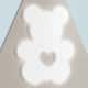 Luminária de Parede Ursinho Coração - imagem 1