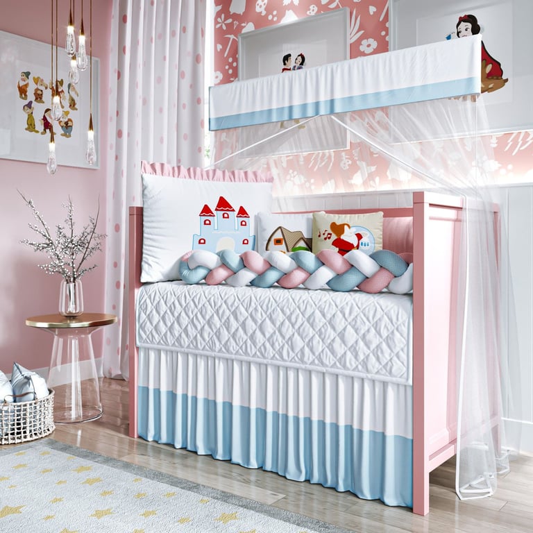 Kit Berço Trança Princesa Branca de Neve — vista alternativa