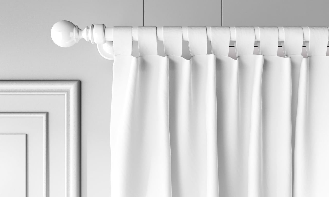 Cortina Poá Babado Bege — vista alternativa