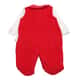 Saída Maternidade Baby Gijo Em Plush Flores Vermelho - imagem 4
