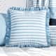 Almofada Listrada com Babado 38cm - imagem 1