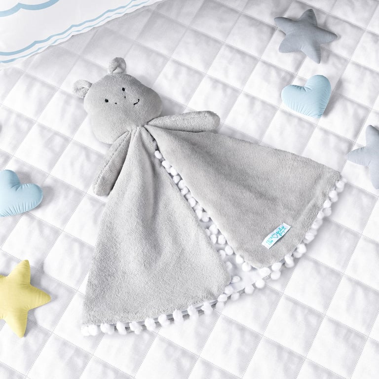 Naninha De Bebê Hipopótamo Cinza