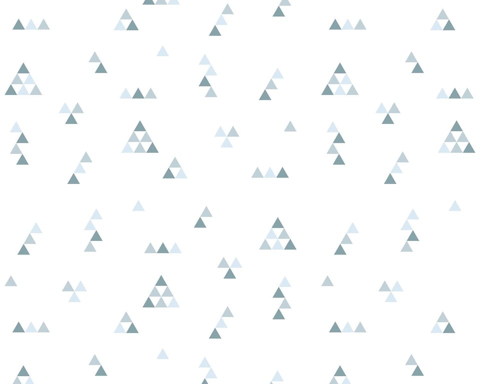 Papel de Parede Mini Triângulos Fundo Cinza com Branco