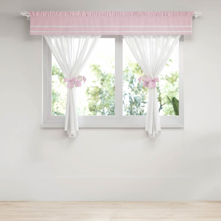 Cortina Branco Clássico 1,50m