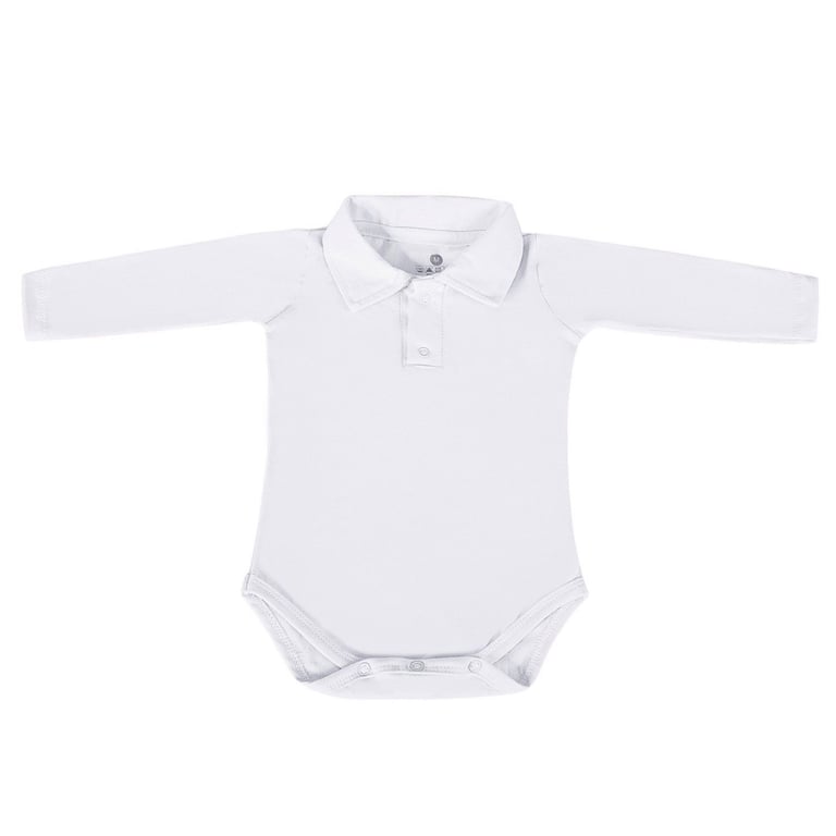 Body Manga Longa Polo Vermelho