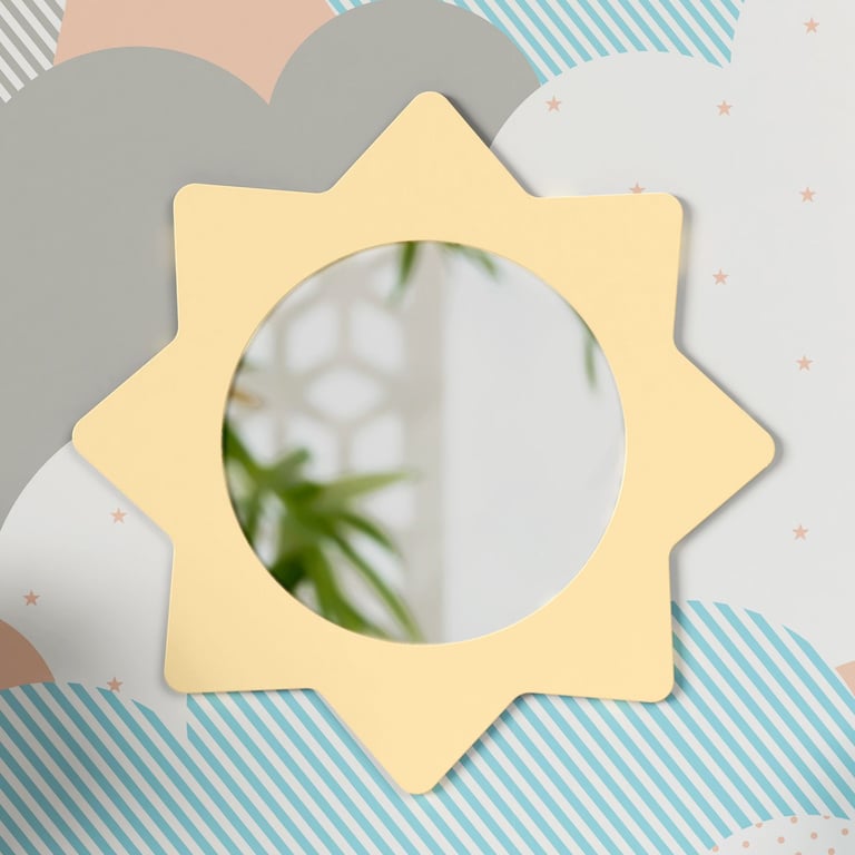 Espelho Redondo Sol 20cm