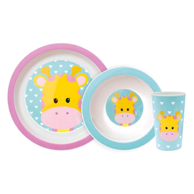 Kit Refeição Animal Fun Girafa