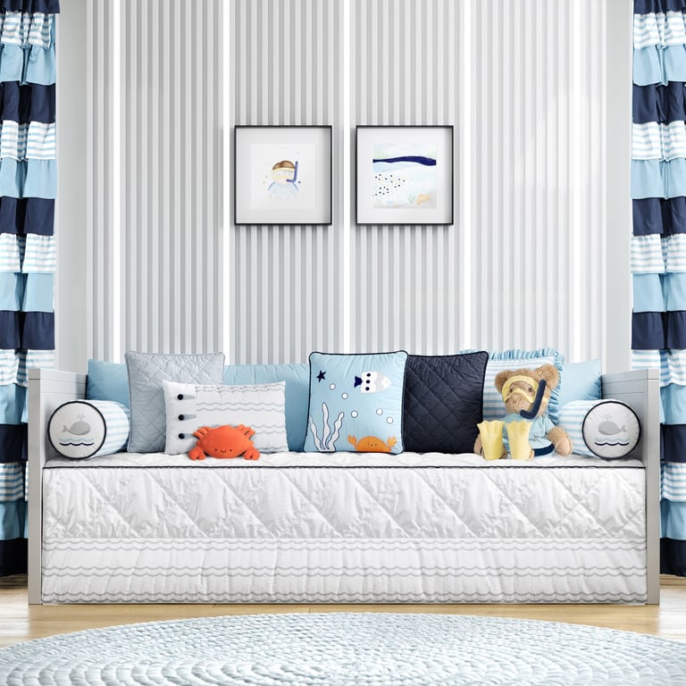 Kit Cama Babá Fundo do Mar