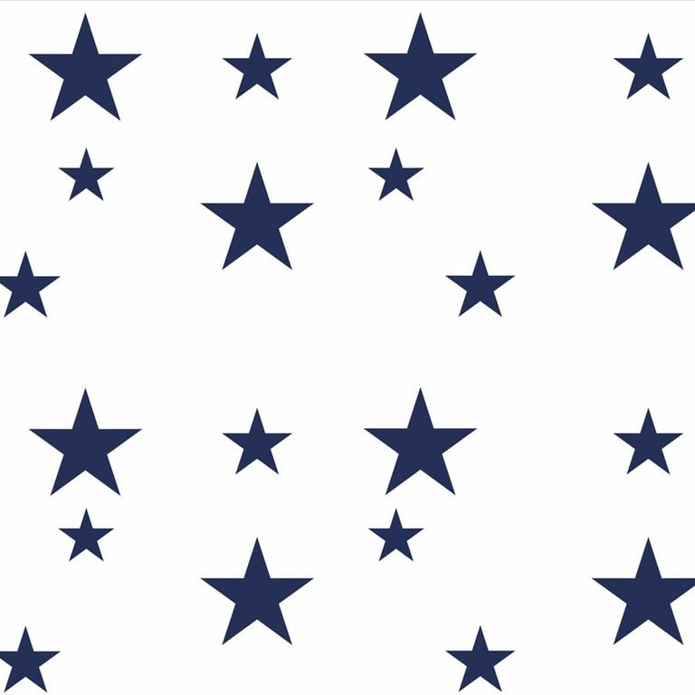 Adesivo de Parede Estrelas Azul Marinho