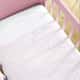 Edredom de Berço Petit Poá Branco e Rosa - imagem 4
