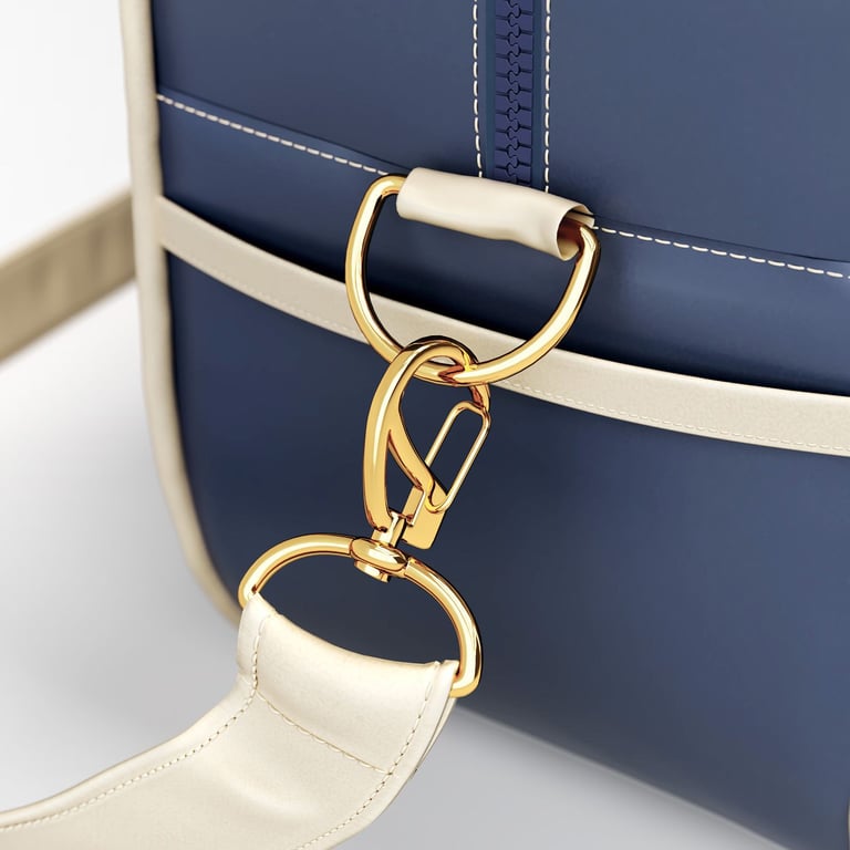 Bolsa Maternidade Nuvem Azul Marinho — vista alternativa