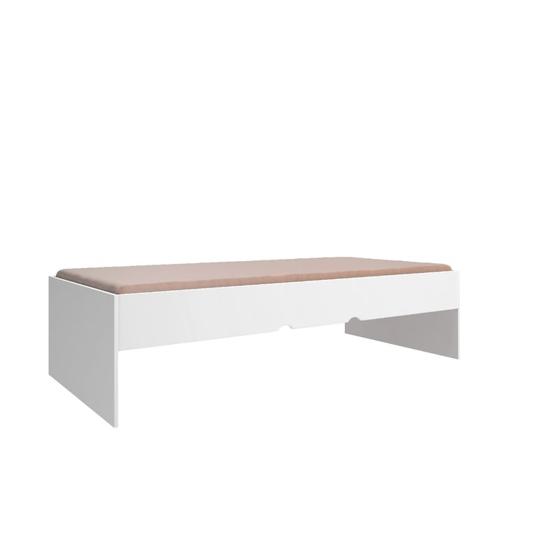 Cama Infantil Solteiro Branco Chiara