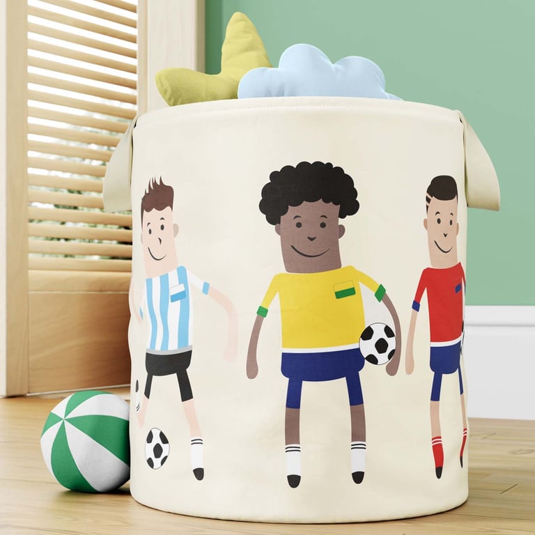 Cesto Organizador Jogadores das Seleções do Mundo 35cm