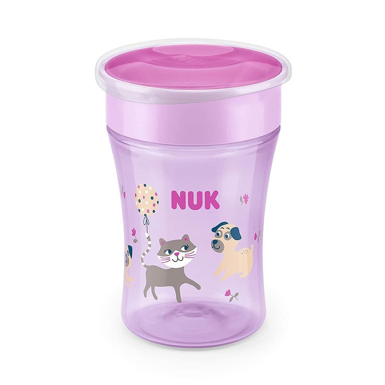 Copo Antivazamento Magic 360º 230ml Rosa