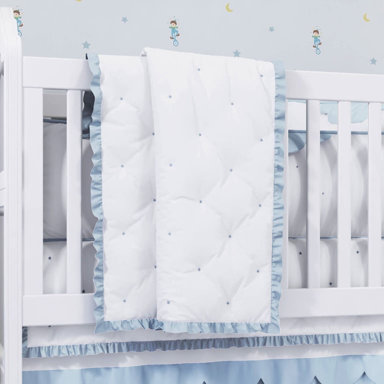 Edredom de Berço Matelado Estrelinhas