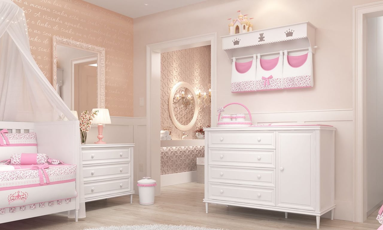 Porta Fraldas Varão Minha Princesinha — vista alternativa