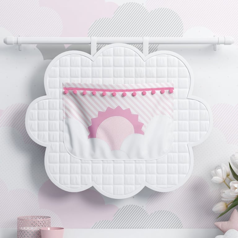 Porta Fraldas Varão Sol na Nuvem de Algodão