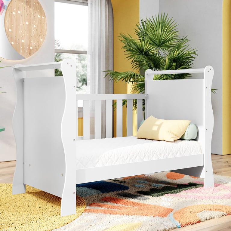 Berço Americano Branco Jolie