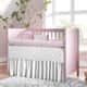 Kit Berço Rolinhos Folhas do Bosque Rosa 8 Peças - imagem 4