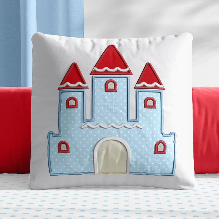 Almofada Quadrada Castelo da Branca de Neve