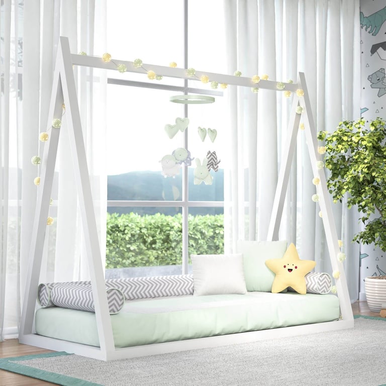 Cama Cabana Montessoriana Branca