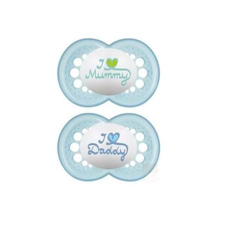 Chupeta Original (6M+) Dupla Azul