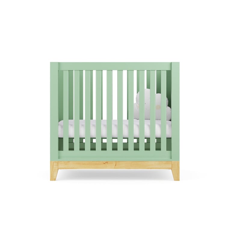 Berço Nacional Branco Retrô Amor Perfeito — vista alternativa