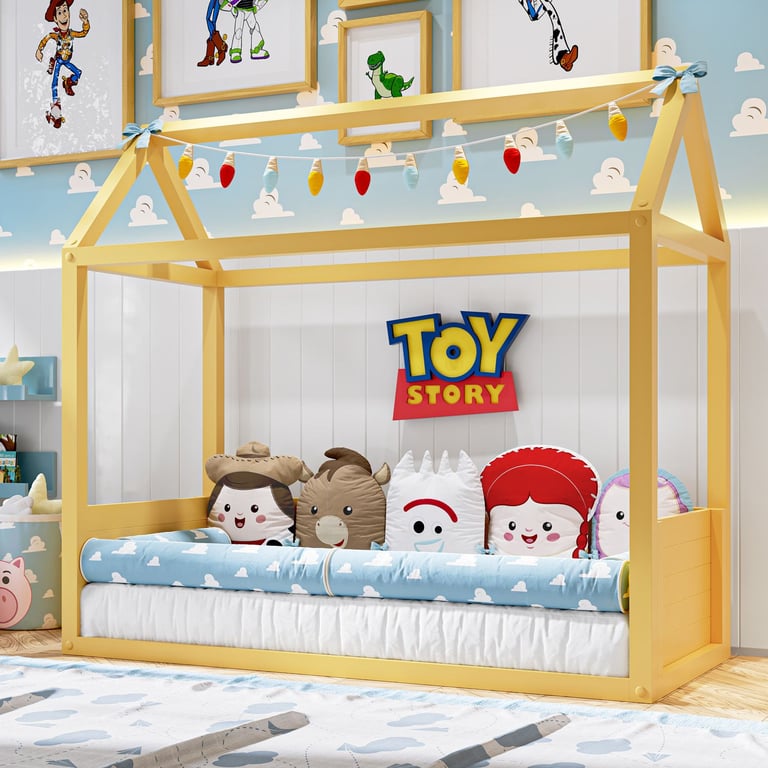 Kit Montessoriano Amiguinhos Toy Story Garfinho, Buzz, Jessie e Woody