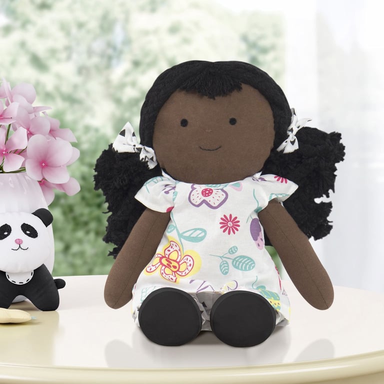 Boneca Naná Floral Moderna 45cm