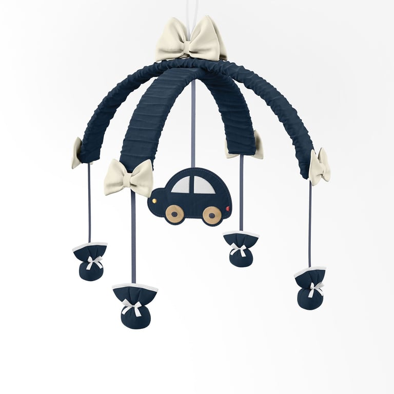 Móbile Carrinho Azul Marinho