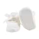Sapatilha Puff Bebê Chutinho com Fita Cetim Off White - imagem 3