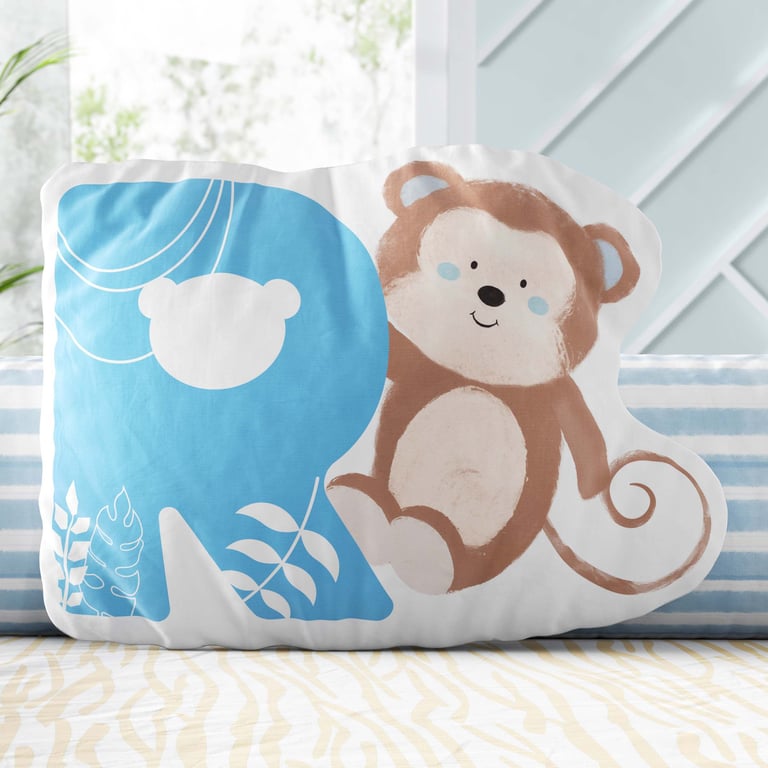 Almofada Safári Aquarela Letras de A a Z