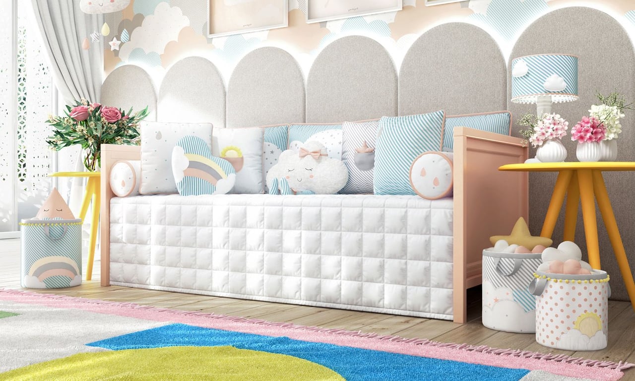 Kit Cama Babá Nuvem de Algodão — vista alternativa