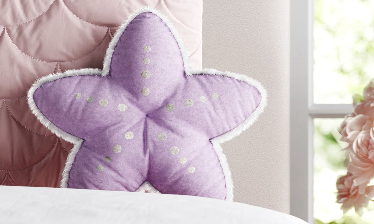 Almofada Estrela do Mar Lilás 30cm — vista alternativa