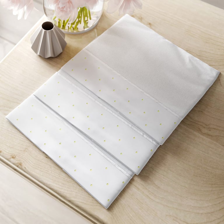 Jogo de Fraldas de Ombro Barra Losango Amarelo 03 Peças