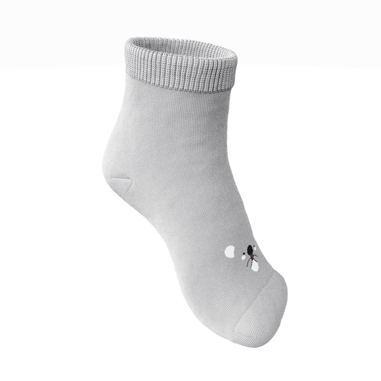 Meia Bebê Coala Bege — vista alternativa