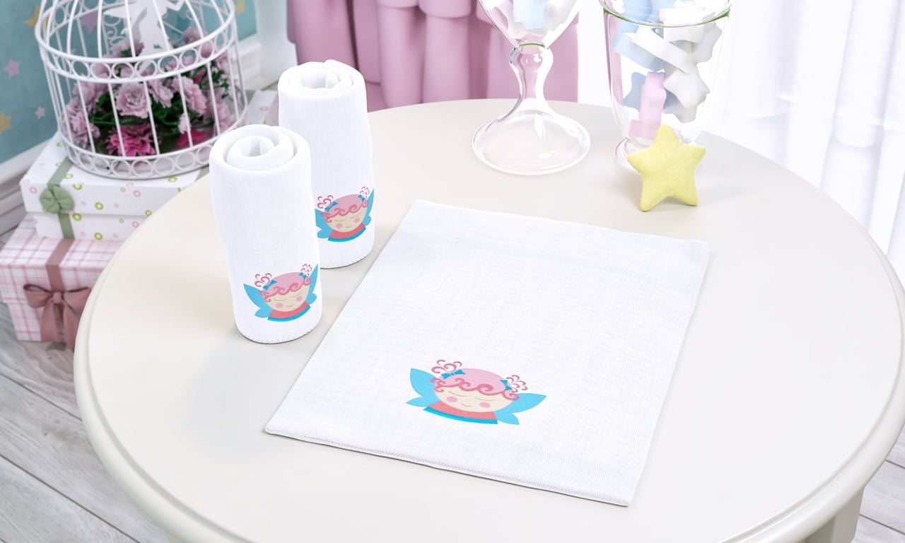 Jogo de Fraldas Ombro Fada com 3