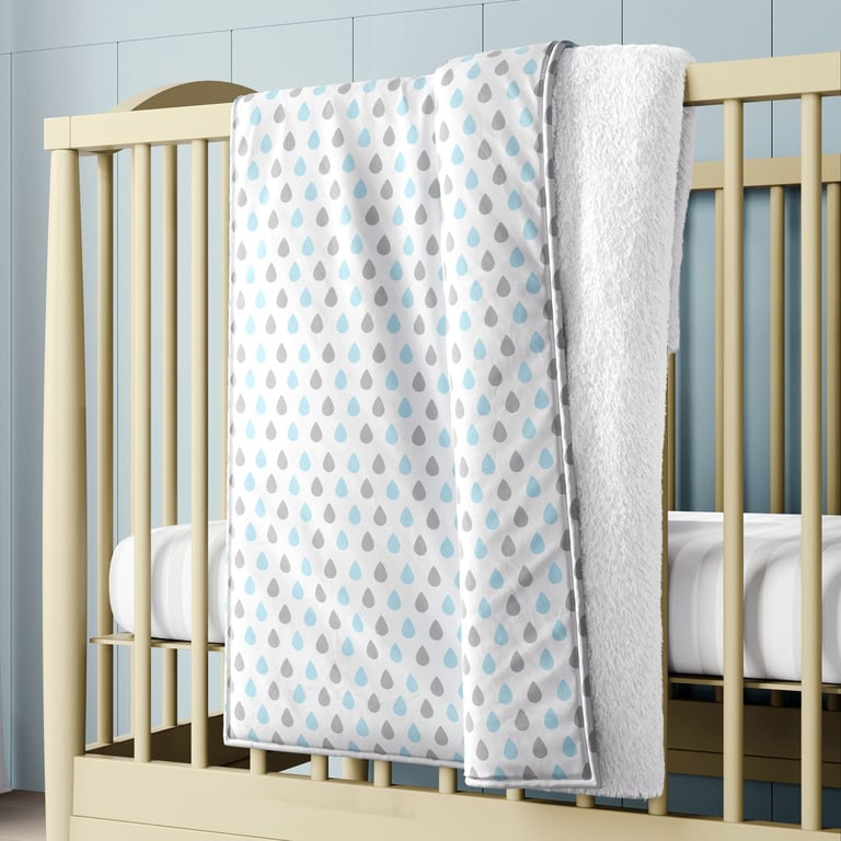 Cobertor Gotas do Céu Azul 1M