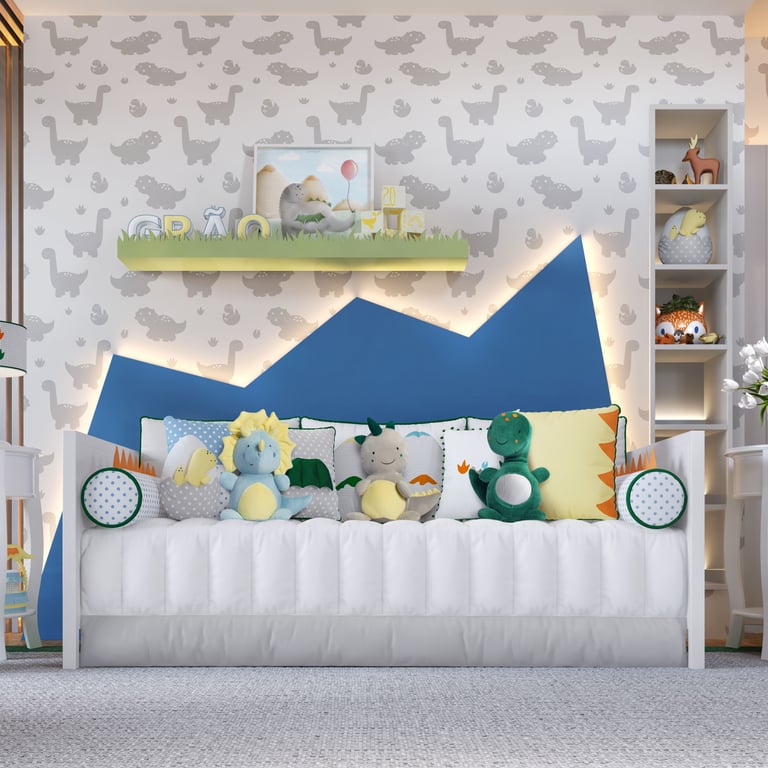 Kit Cama Babá Amiguinhos Dino