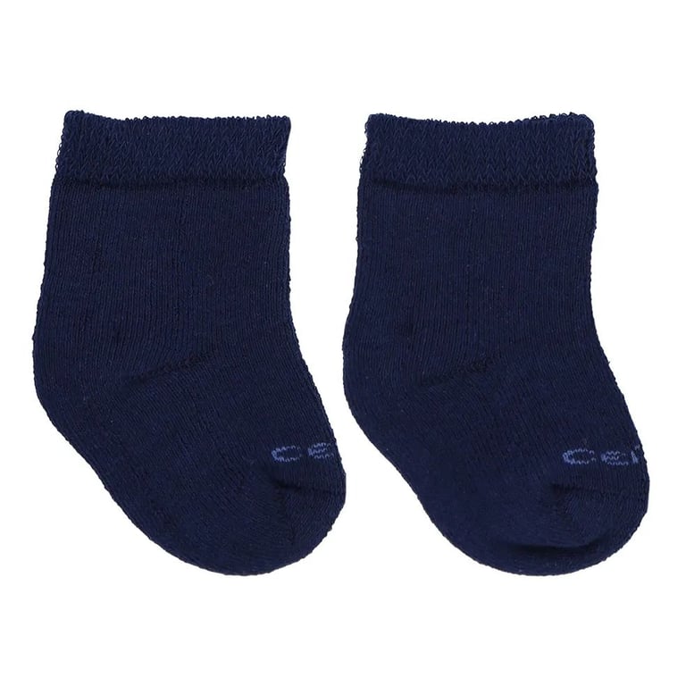 Kit Gorro, Luva e Meia Centopé Azul Marinho