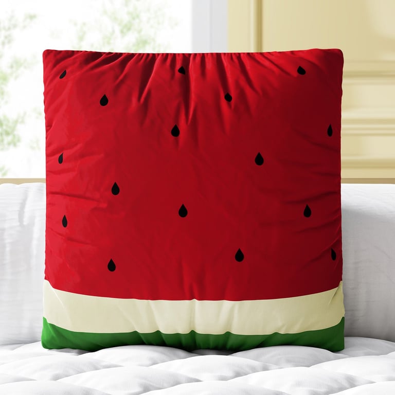 Almofada Quadrada Melancia 30cm